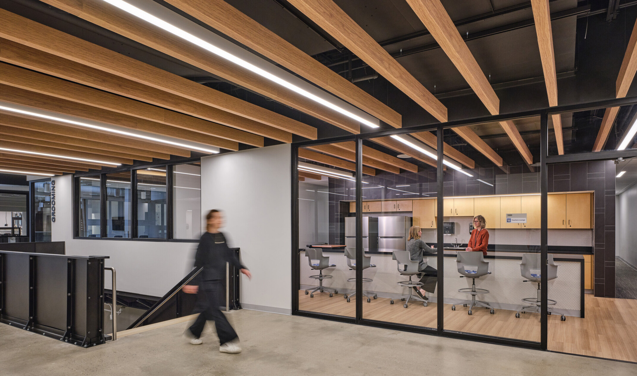 Visibility into classrooms and spaces gives exposure to students to effectively window-shop their future, discovering what interests drive them.
