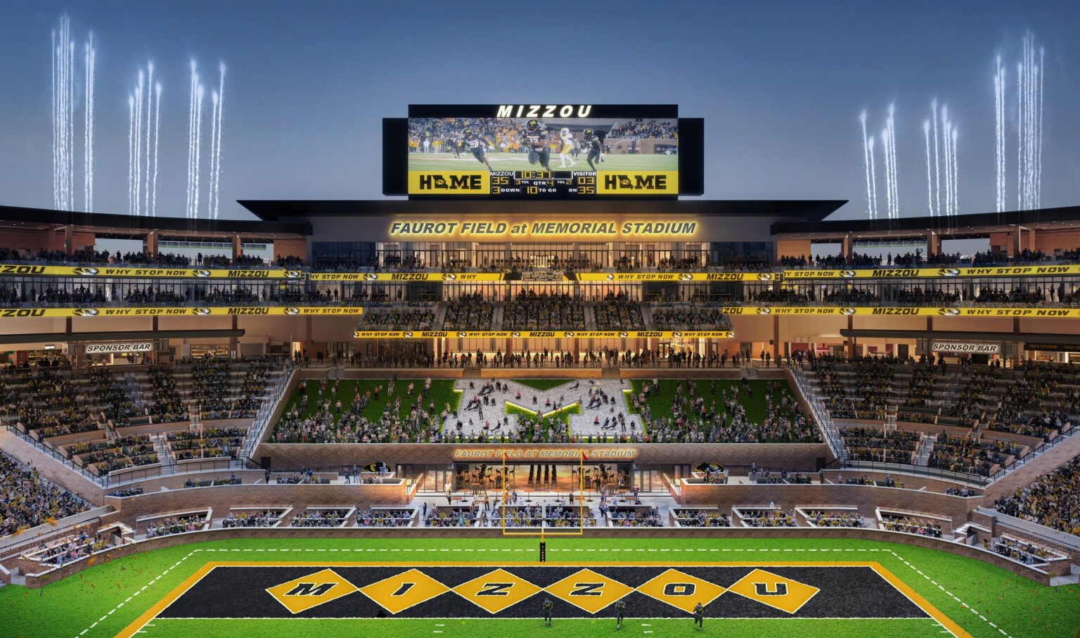 memorial stadium centennial project at the university of missouri