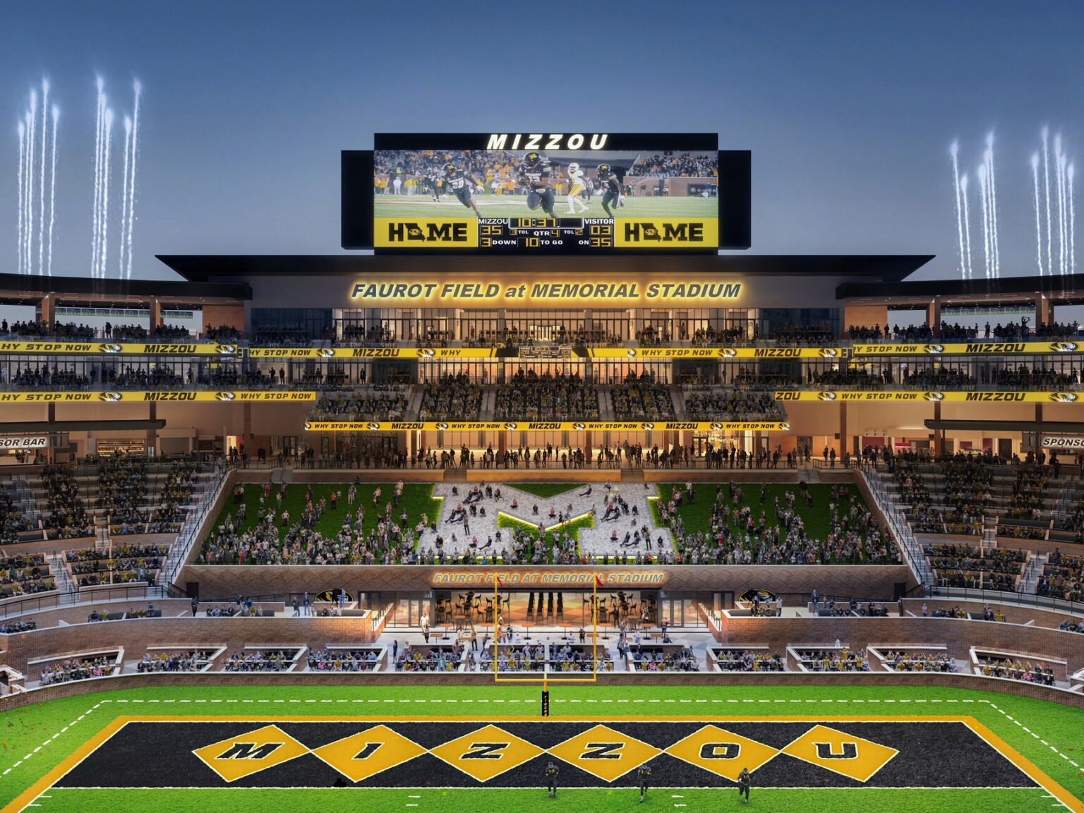 memorial stadium centennial project at the university of missouri