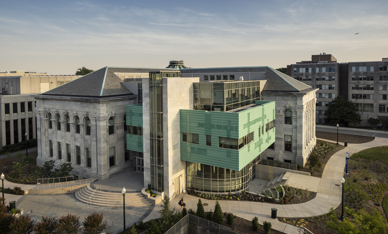 exterior of American University School of Communication