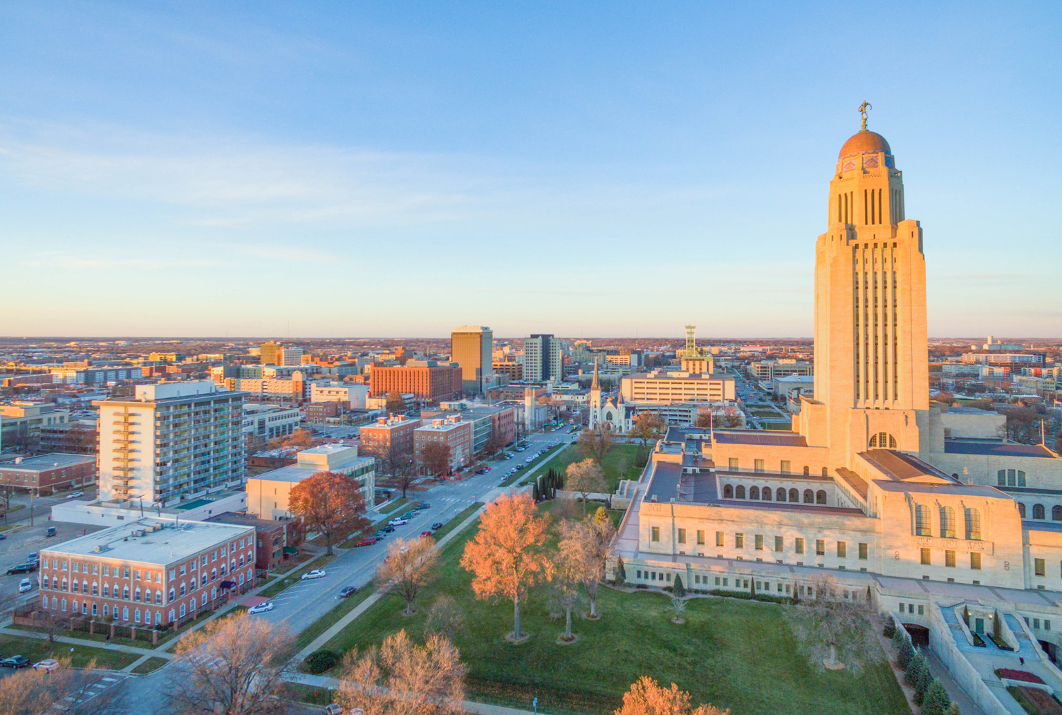 Lincoln, Nebraska cityscape