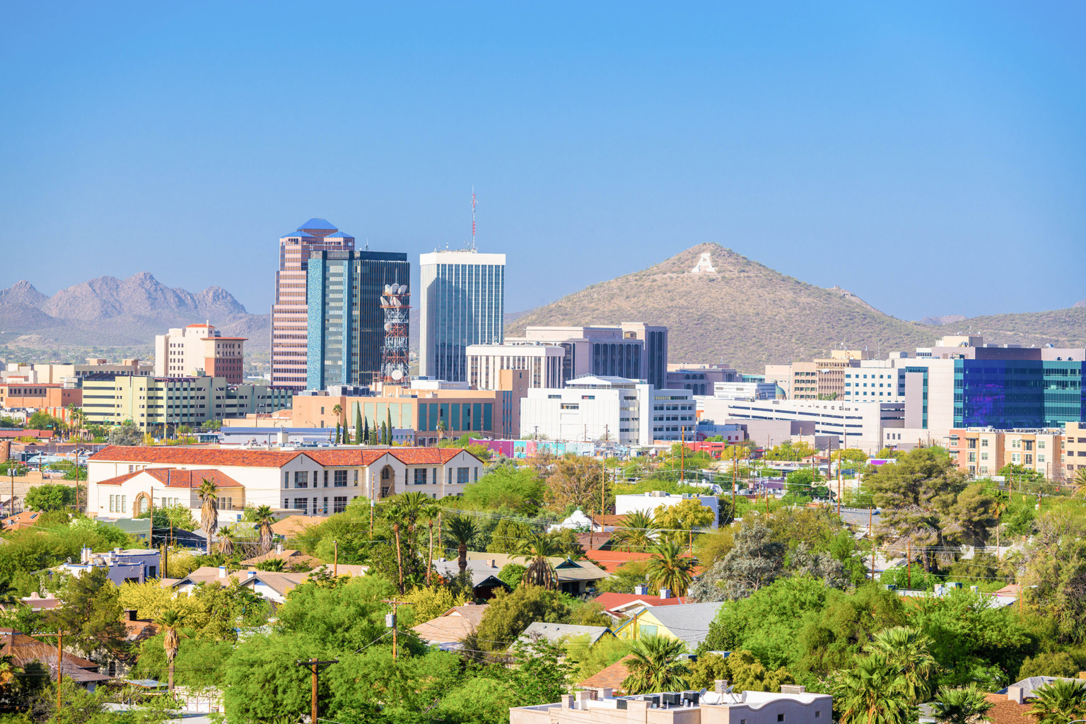 Tucson, Arizona cityscape