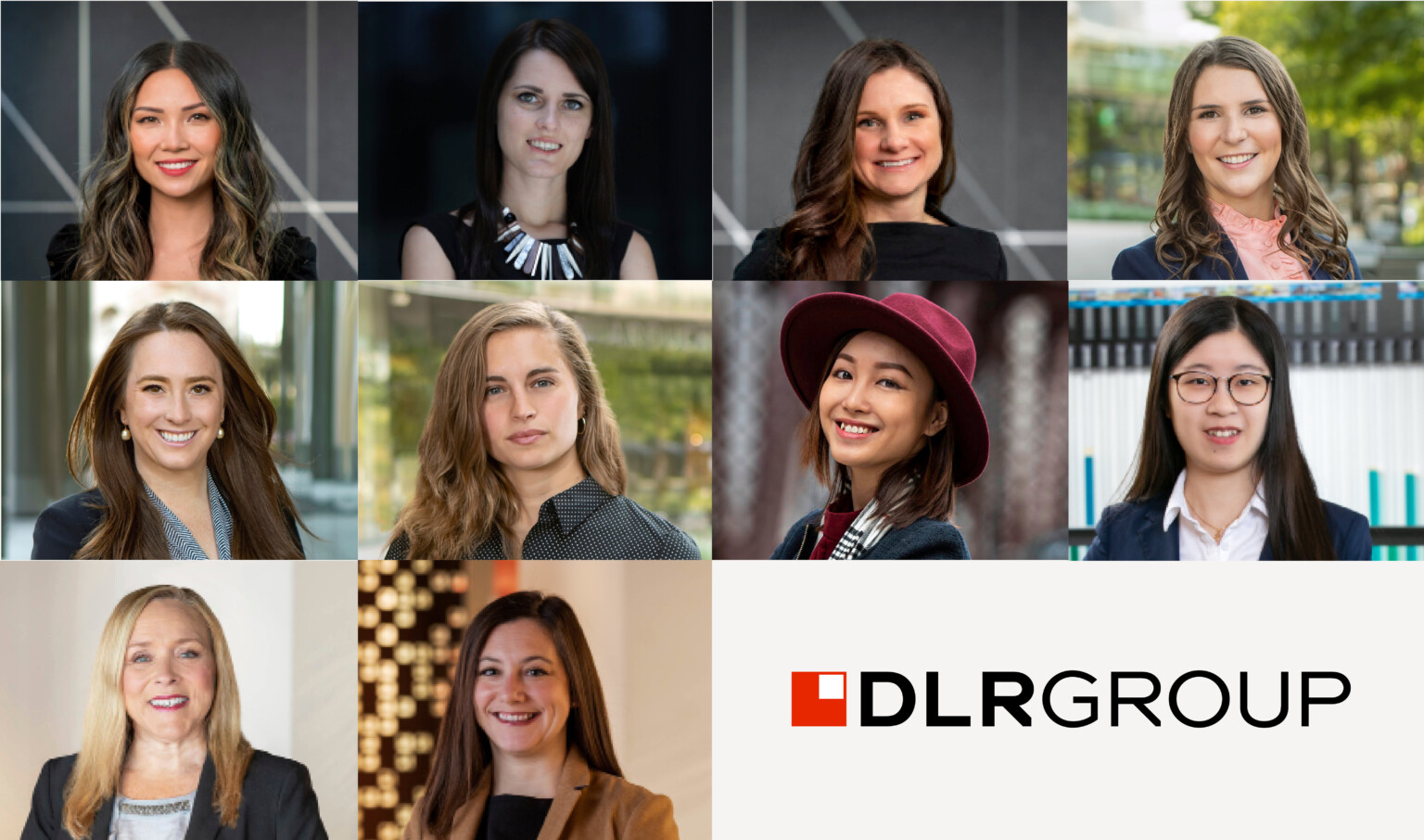 grid of influential women in design at DLR Group