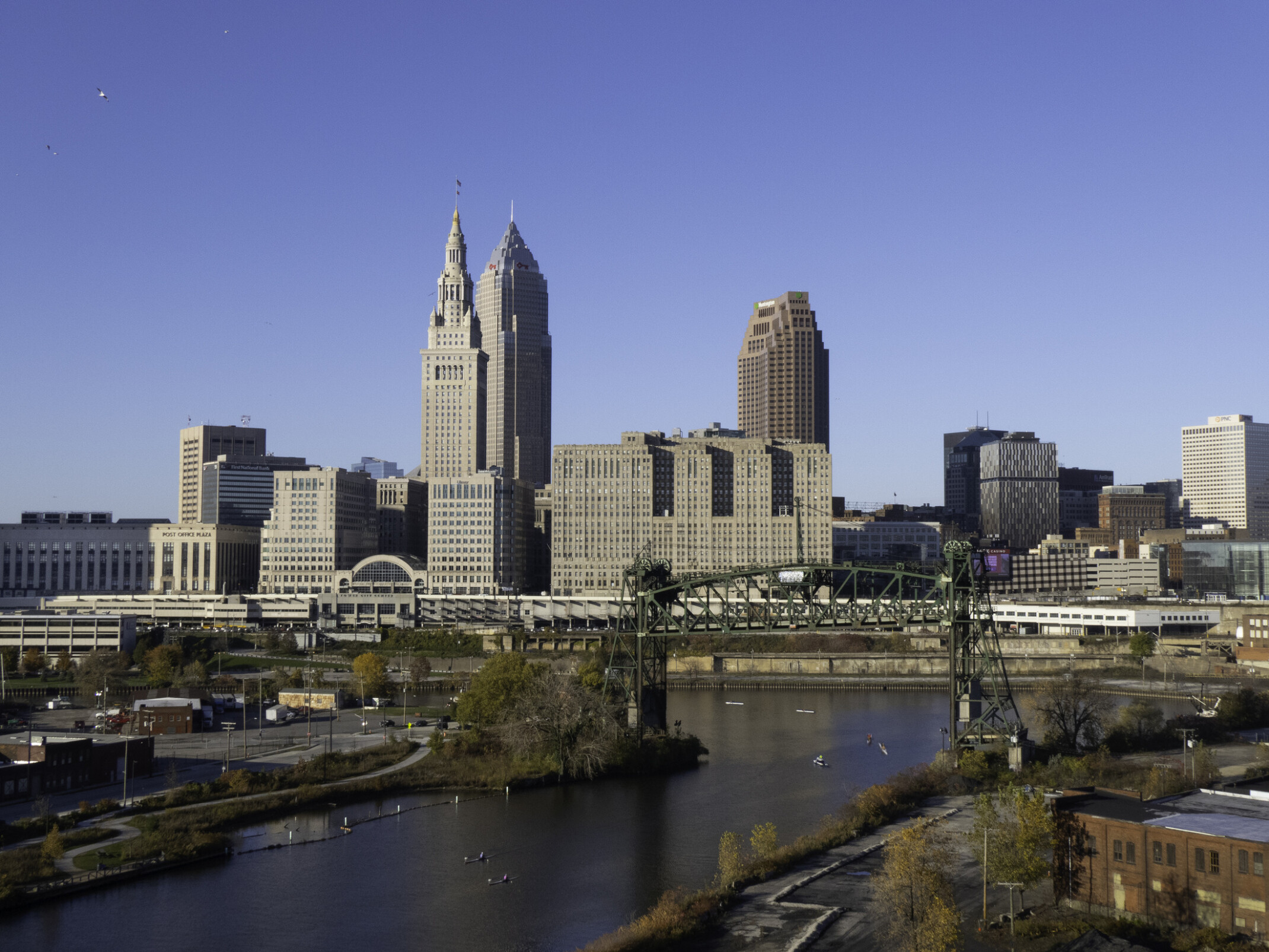 Built in 1926, Cleveland’s historic Terminal Tower, once a bustling office space, is reimagined as a vibrant living environment