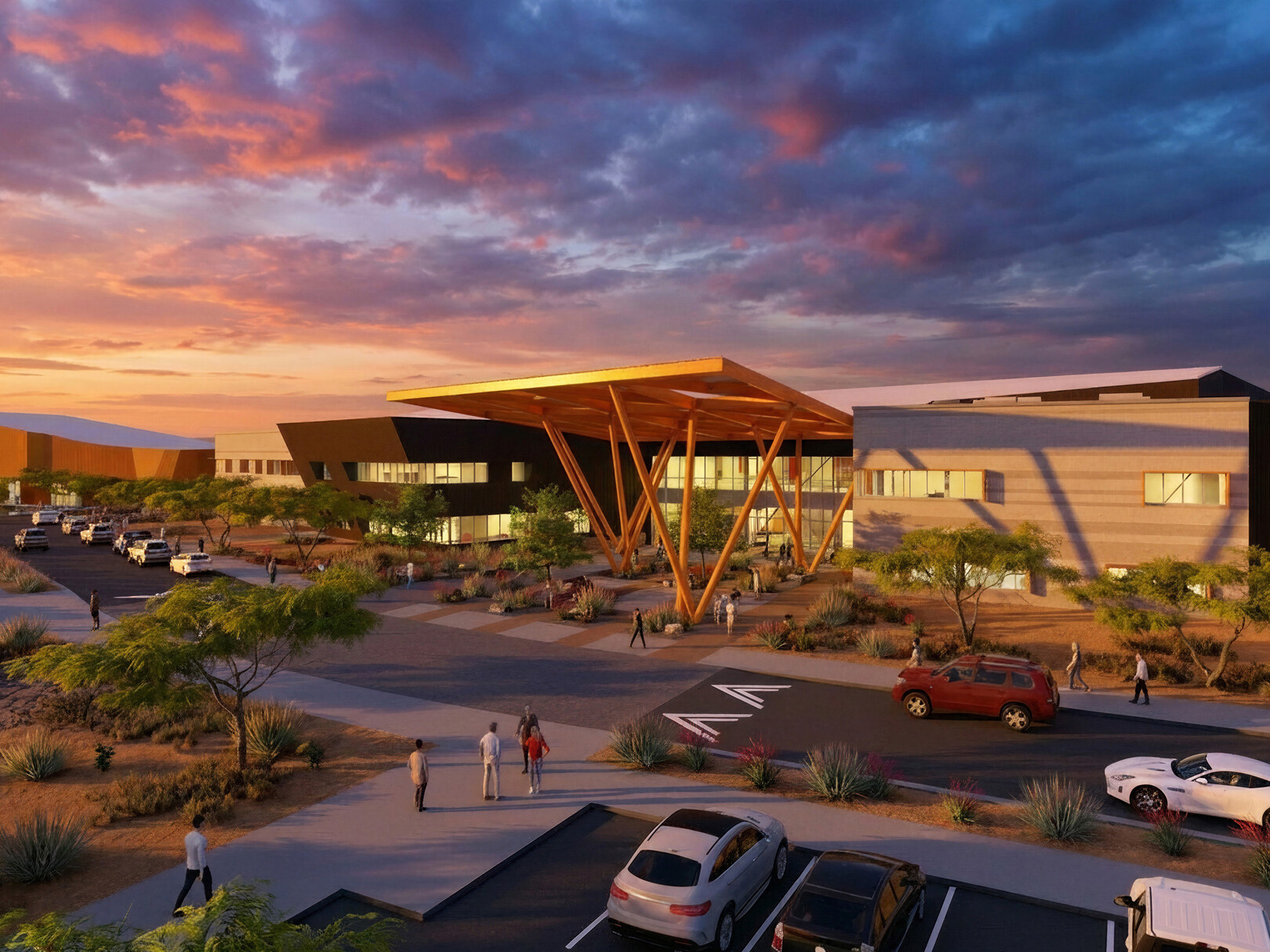 Exterior of West-MEC Southeast Campus Phase 2.