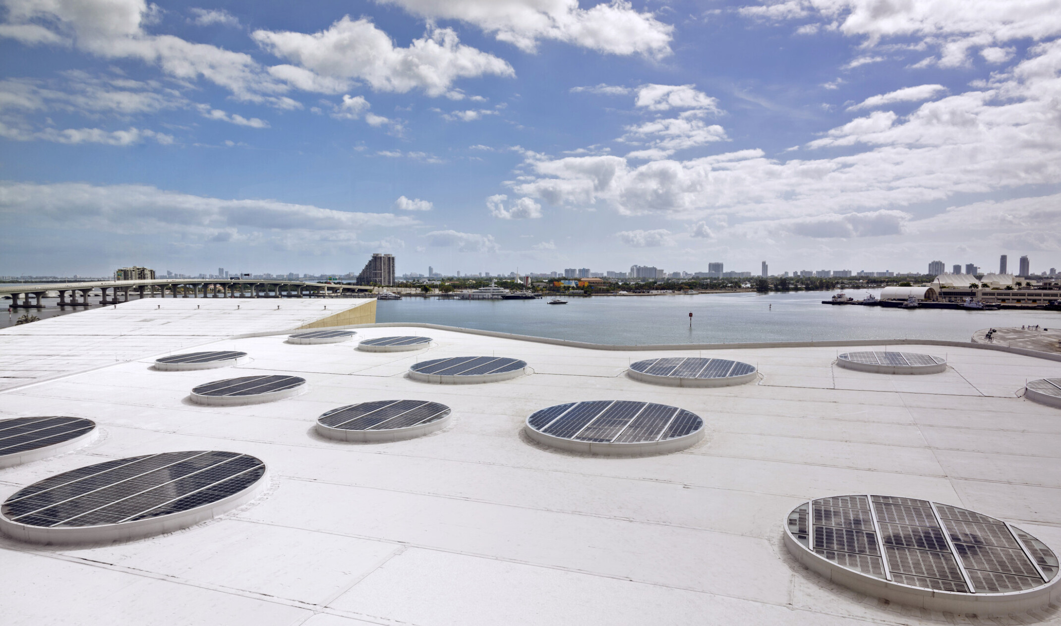 Solar canopy at NRG Miami Heat Arena in Miami