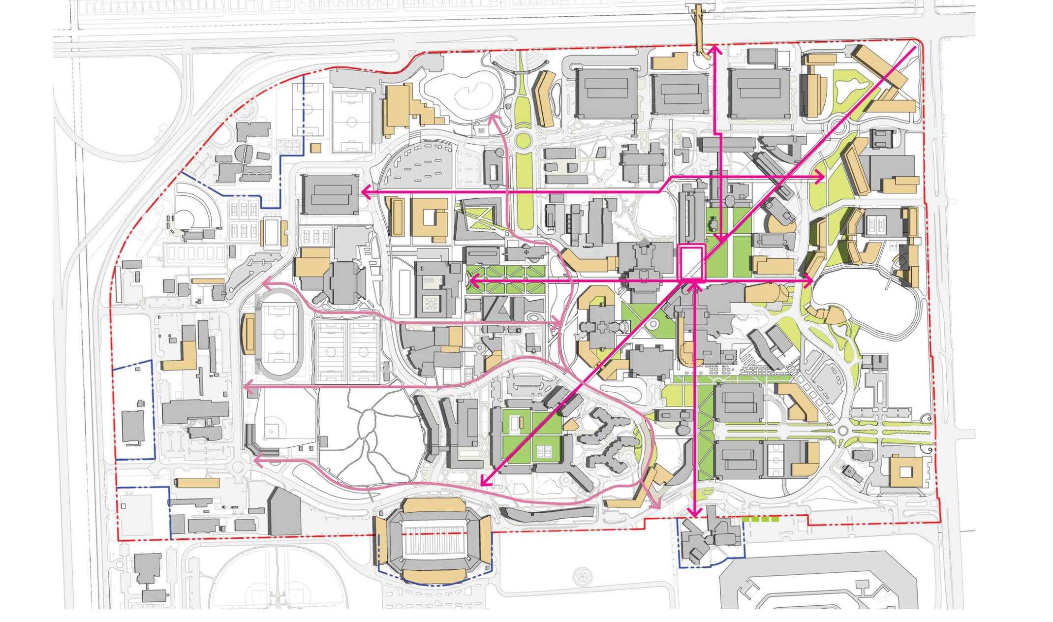 master plan circulation map