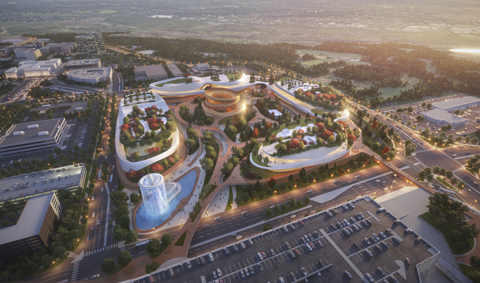 DLR Group rendering for the USA bid for the World Expo 2027
