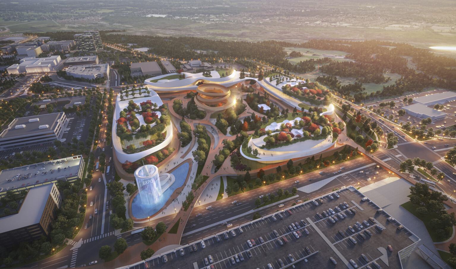 DLR Group rendering for the USA bid for the World Expo 2027 DLR Group rendering for the USA bid for the World Expo 2027