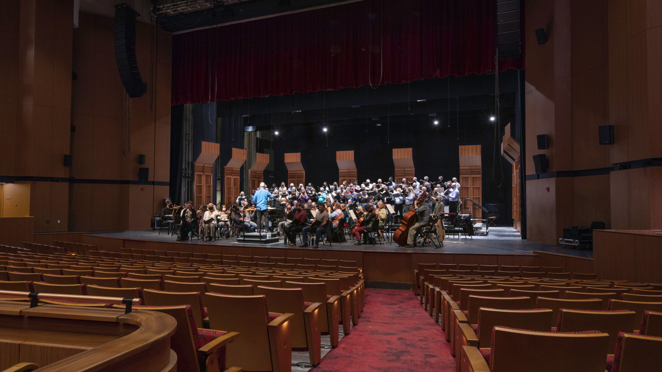 SAFE Credit Union Performing Arts Center interior stage