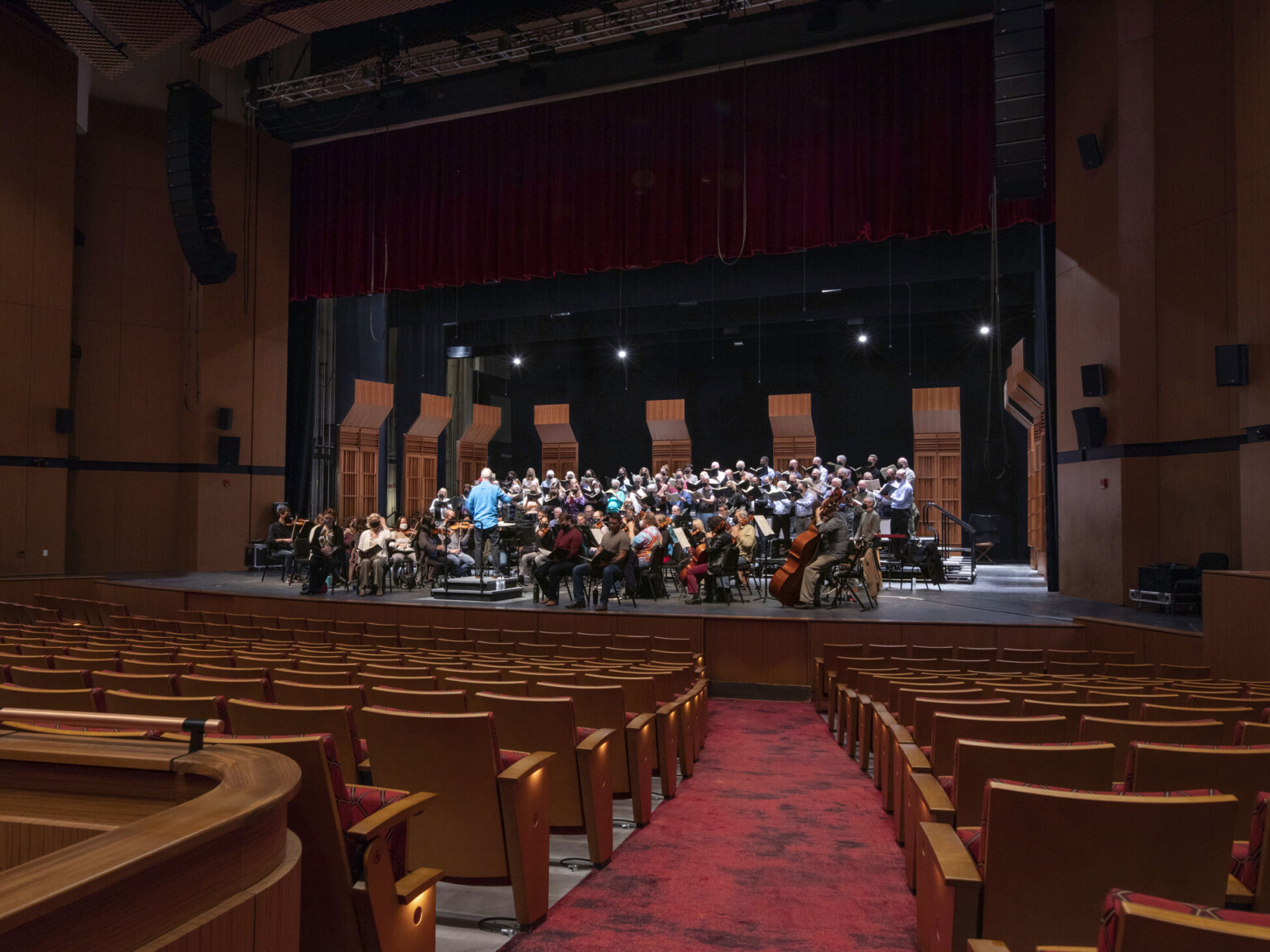 SAFE Credit Union Performing Arts Center interior stage