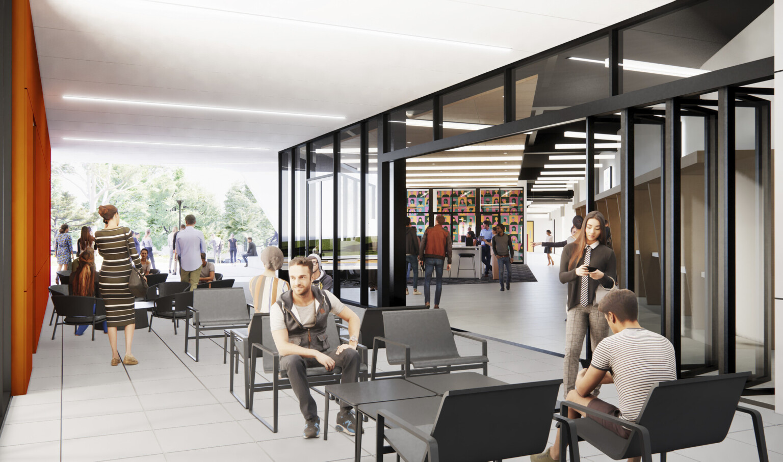 A rendering of the new MiraCosta Community College Student Services Building in Oceanside, California