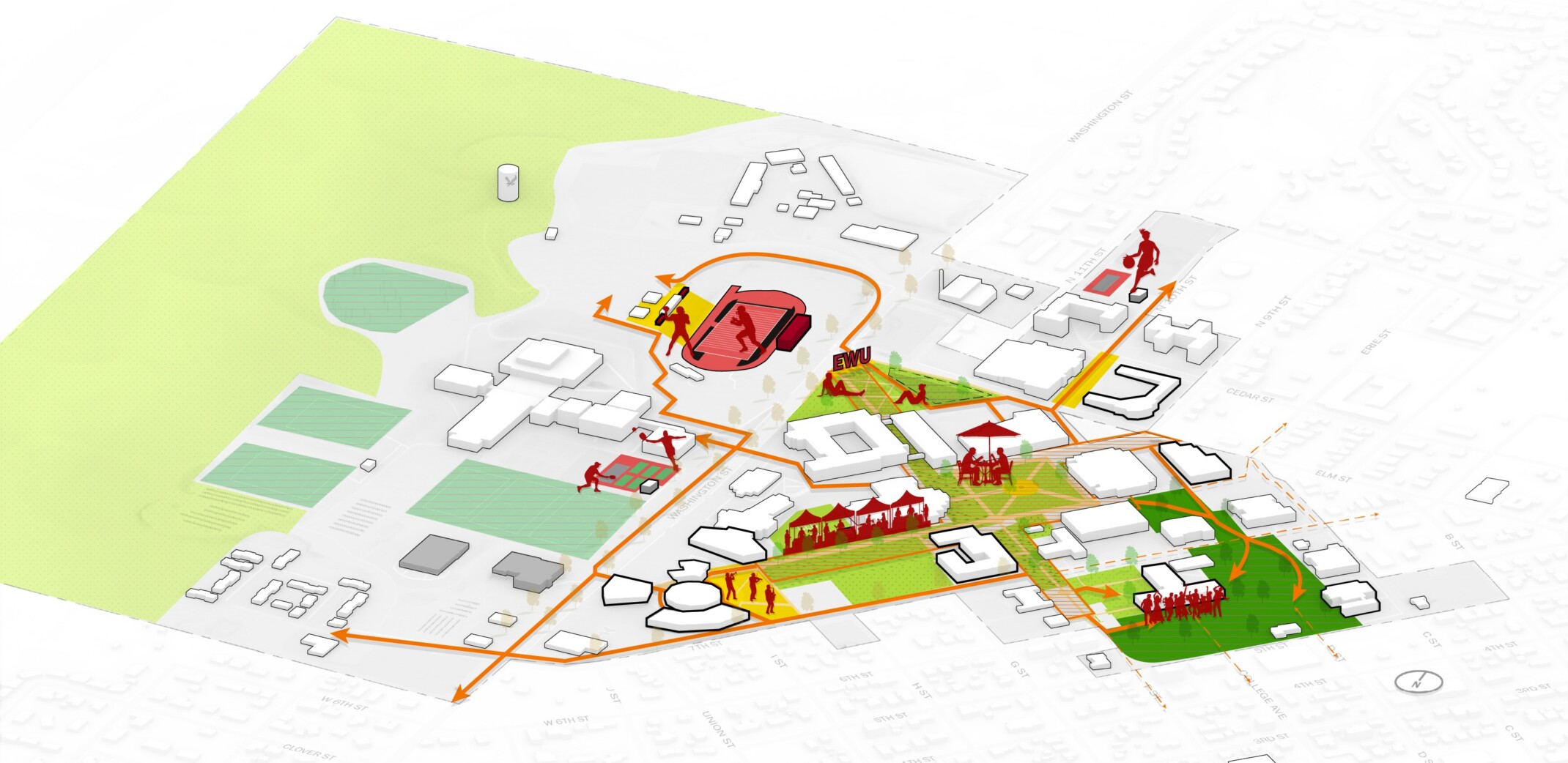 master plan circulation map