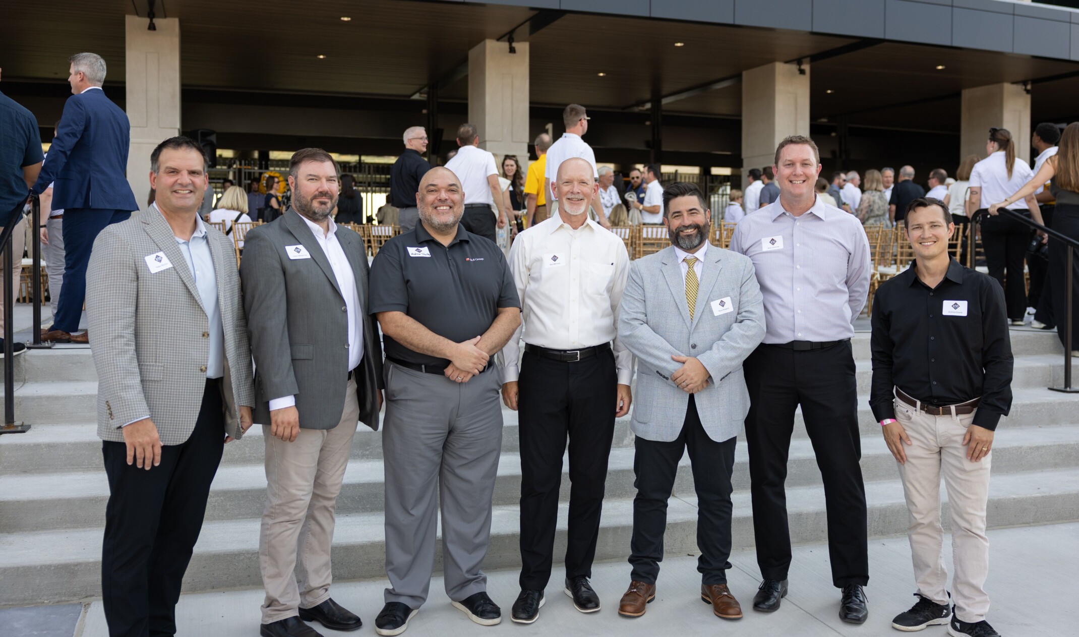 DLR Group designers at the Mizzou stadium ribbon cutting ceremony