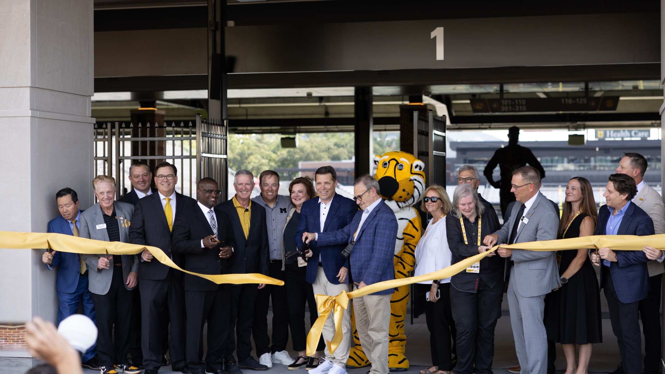 Mizzou stadium ribbon cutting ceremony