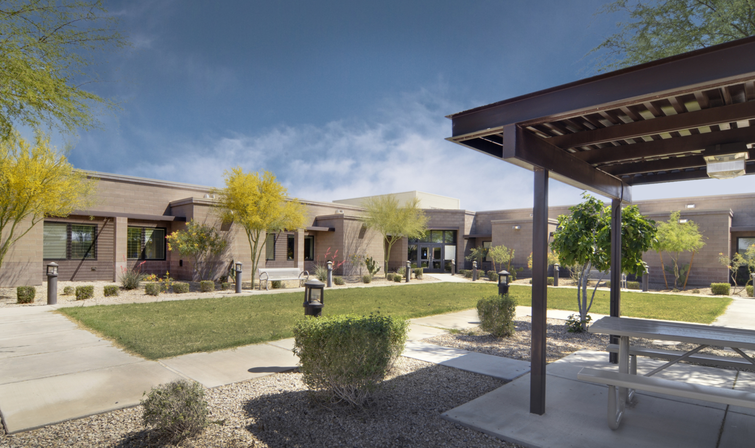 Outside view of Gila River Skilled Nursing Facility Outside view of Gila River Skilled Nursing Facility