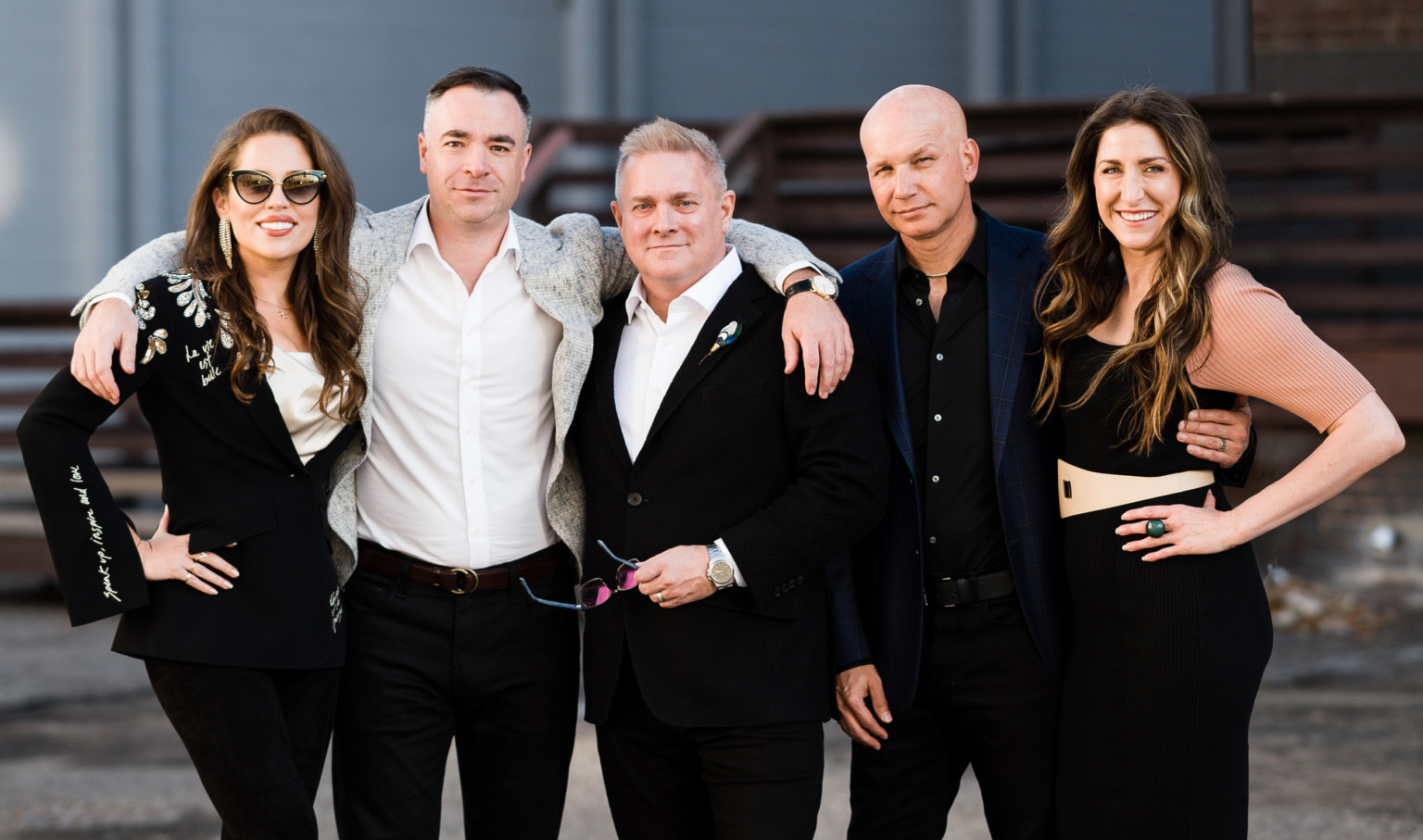 5 members of the DLR Group Hospitality team, 3 men and 2 women, one on each side of the photo 5 members of the DLR Group Hospitality team, 3 men and 2 women, one on each side of the photo