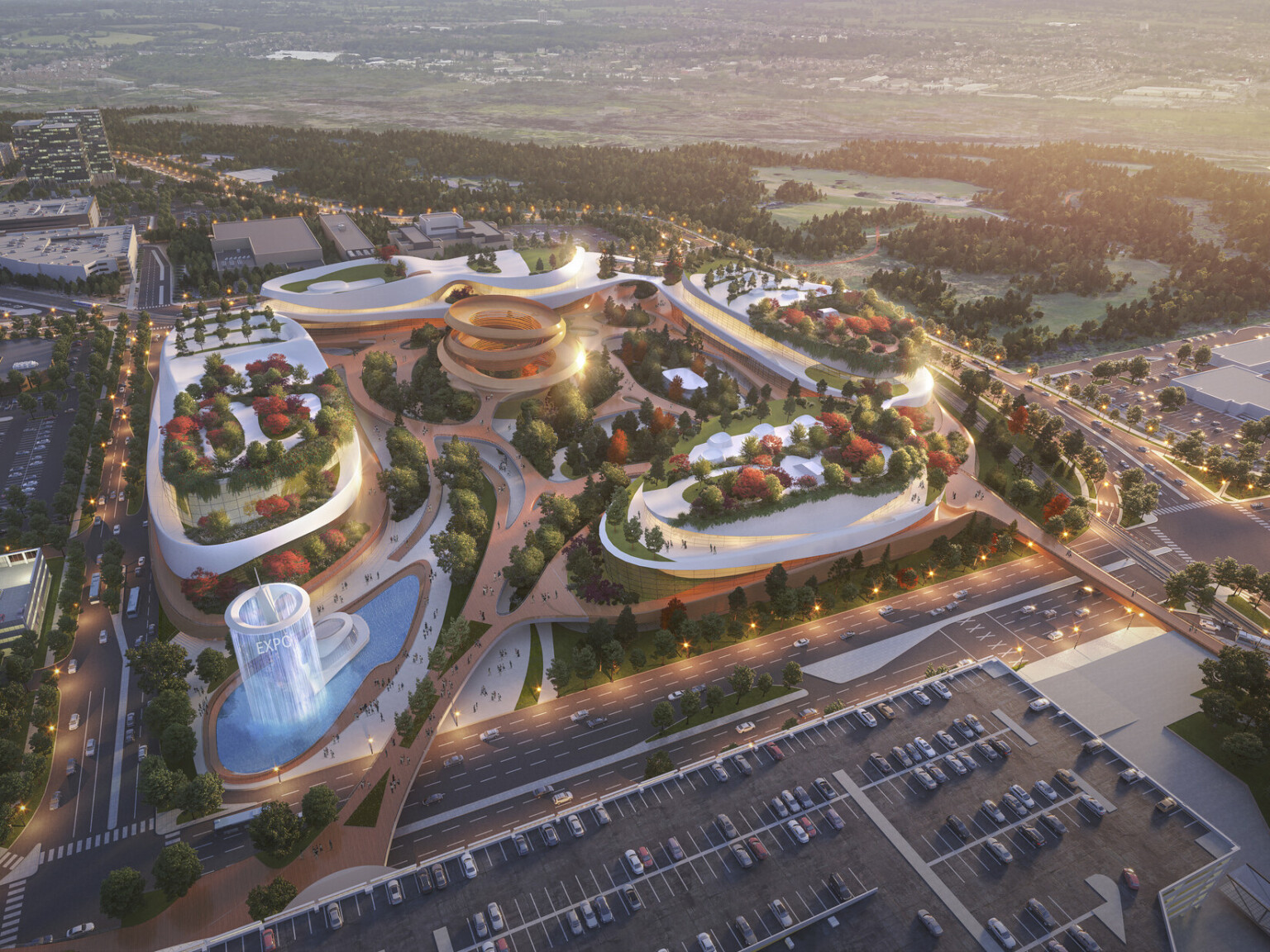 DLR Group rendering for the USA bid for the World Expo 2027