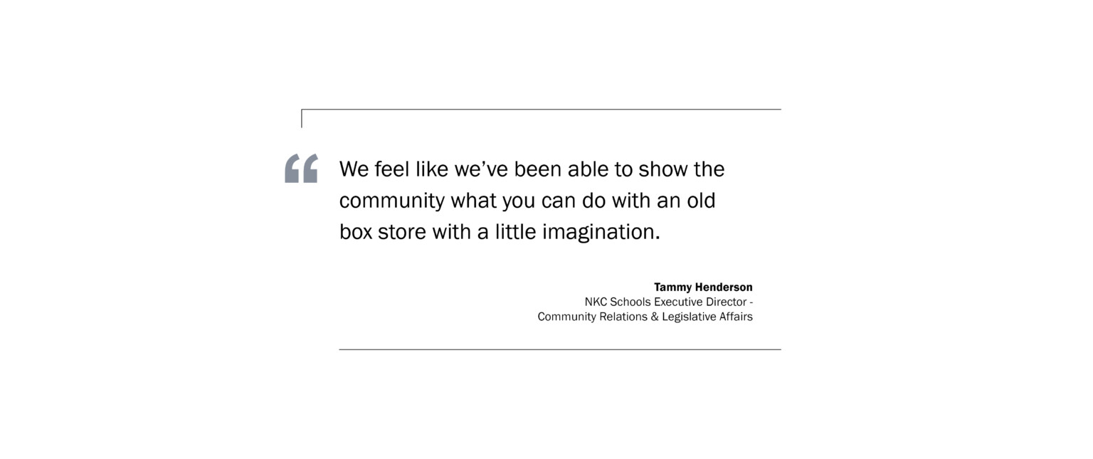 Quote: We feel like we've been able to show the community what you can do with an old box store and a little imagination.